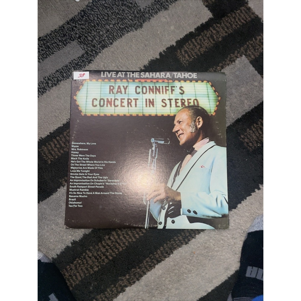 Ray Conniff Concert In Stereo Live At The Sahara/Tahoe Vinyl Columbia G 30122